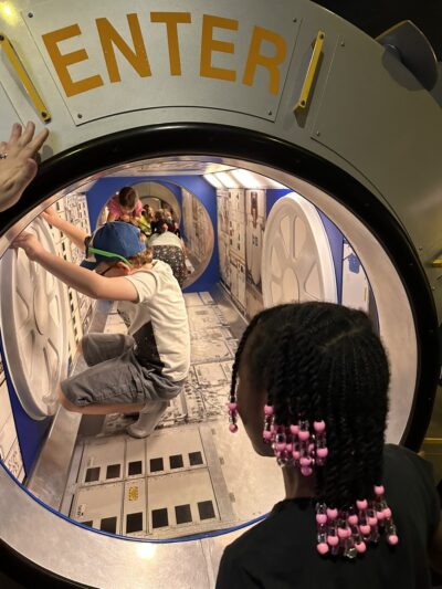 kids in the space center