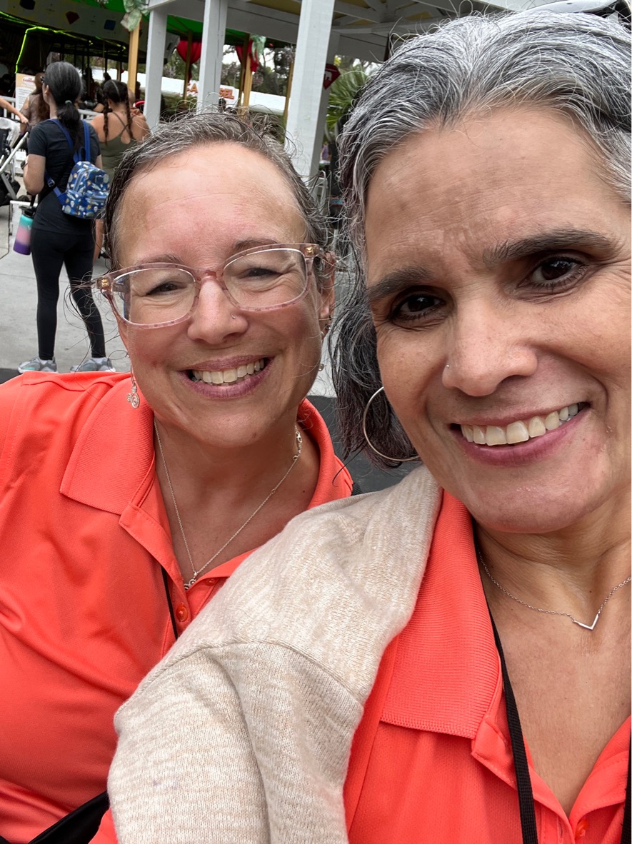 happy teachers in the zoo