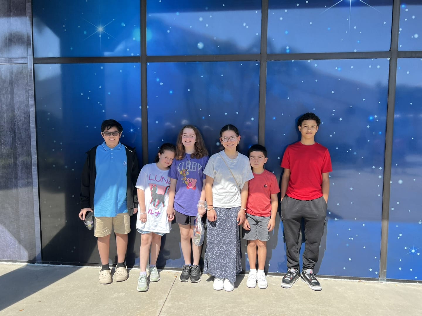 students in Kennedy Space Center Meet-Up 2025