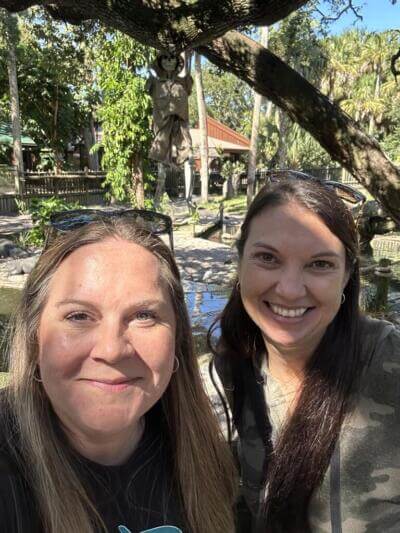teachers in the in the alligator farm