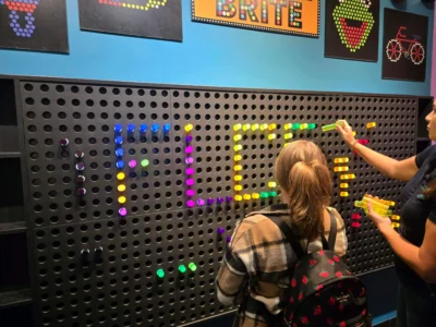 People writing on a board